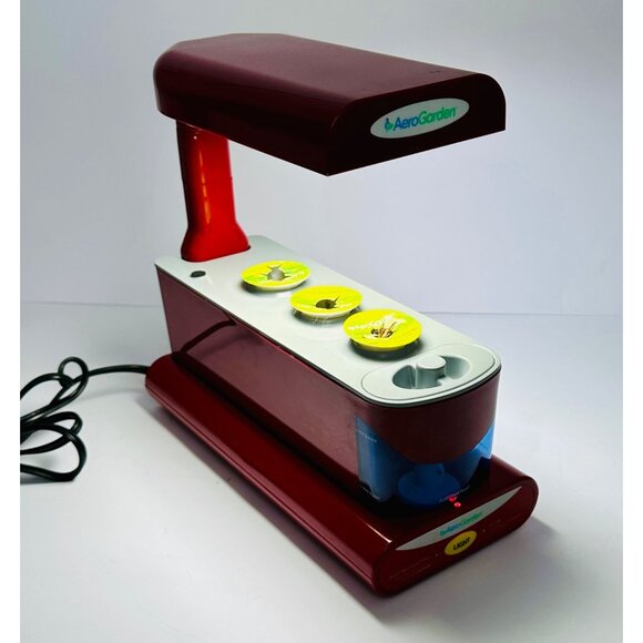AeroGarden Red Indoor Hydroponic Garden System Countertop LED Grow Light 3-Pod C - Picture 14 of 16